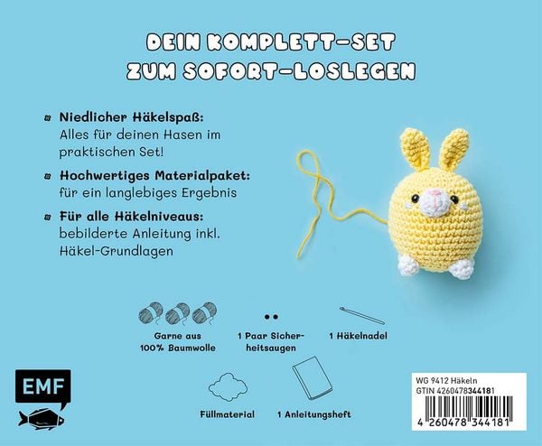 Produktbild: Cozy Crochet &ndash; Deine Amigurumi-H&auml;kelbox: Hase