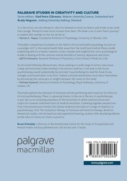 Produktbild: Psychotherapy, Literature and the Visual and Performing Arts