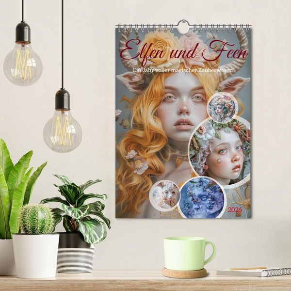 Produktbild: Elfen und Feen (Wandkalender 2026 DIN A4 hoch), CALVENDO Monatskalender