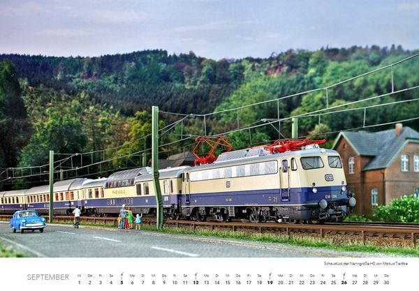 Produktbild: Traumanlagen von Modellbahnprofis Kalender 2027