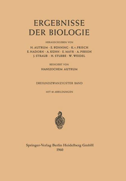 Produktbild: Ergebnisse der Biologie