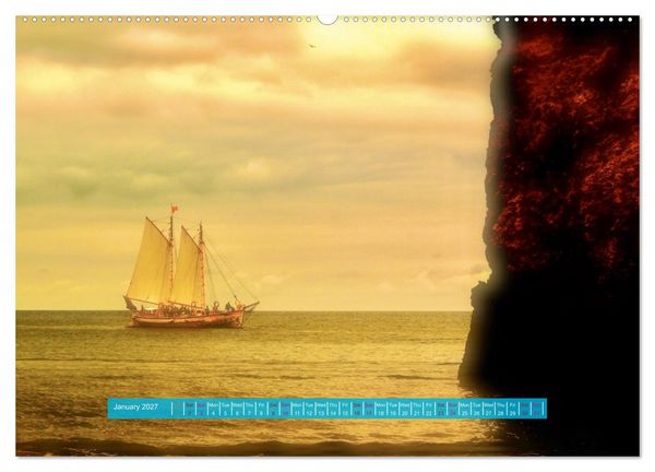 Produktbild: Travel the World &ndash; Beyond the Horizon (High Quality Premium Wall Calendar 2027 DIN A2 landscape),CALVENDO 12 Month Wall Calendar