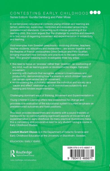 Produktbild: Movement and Experimentation in Young Children's Learning