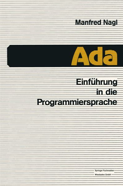 Produktbild: Einf&uuml;hrung in die Programmiersprache Ada