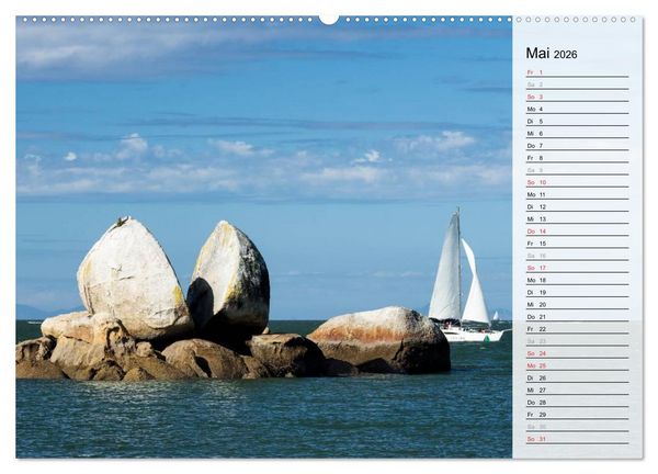 Produktbild: Sehnsucht nach Neuseeland (Wandkalender 2026 DIN A2 quer), CALVENDO Monatskalender
