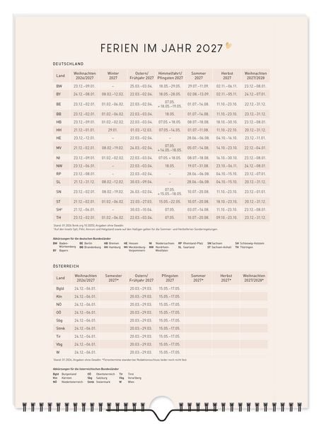 Produktbild: Bastelkalender A4+ 2027