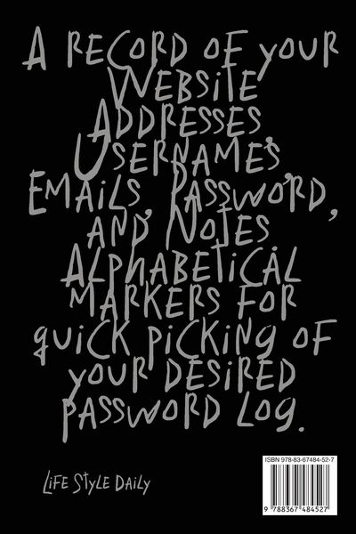Produktbild: Password Book