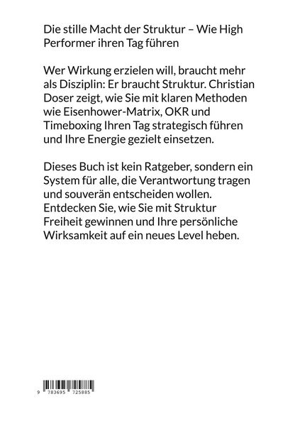 Produktbild: Die stille Macht der Struktur