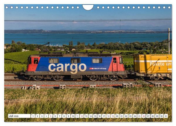 Produktbild: F&uuml;r G&uuml;ter die Bahn (Wandkalender 2026 DIN A4 quer), CALVENDO Monatskalender