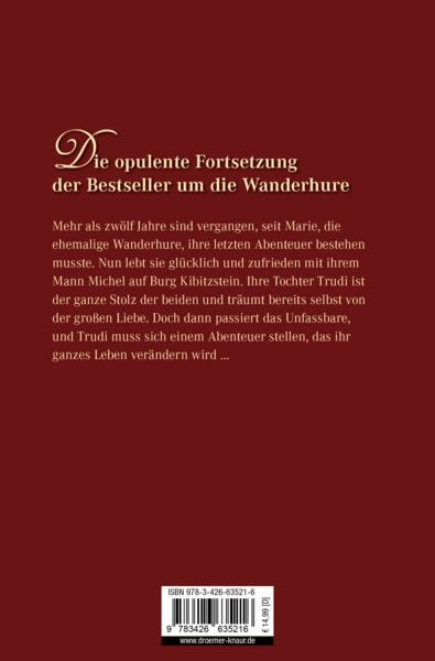 Produktbild: Die Tochter der Wanderhure / Wanderhure Bd.4