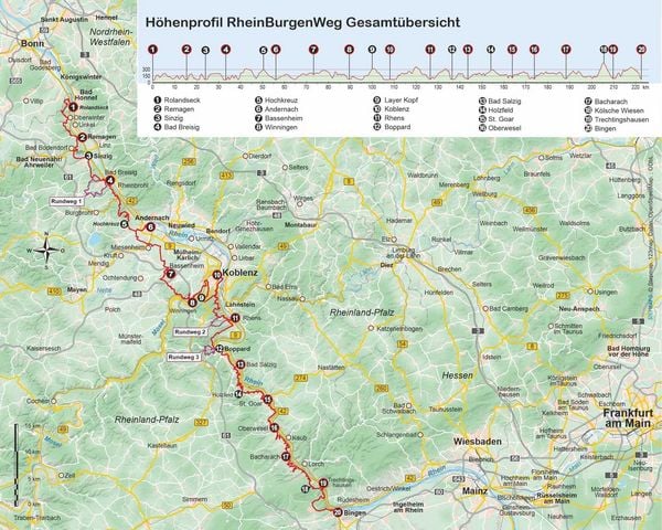 Produktbild: RheinBurgenWeg von Rolandseck nach Bingen