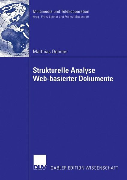Produktbild: Strukturelle Analyse Web-basierter Dokumente