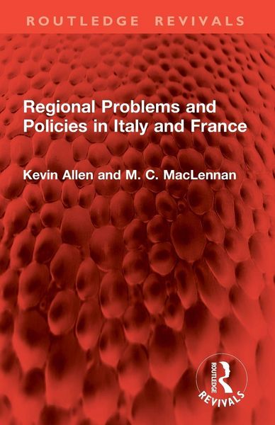 Produktbild: Regional Problems and Policies in Italy and France