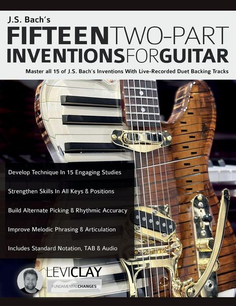Produktbild: J.S. Bach's Fifteen Two-Part Inventions For Guitar