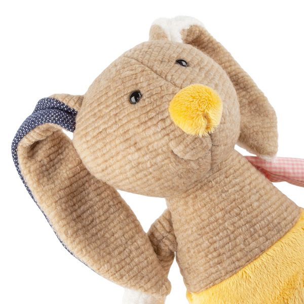 Produktbild: Sigikid 43464 - Kuscheltier Hase mit gelber Nase, Patchwork Sweety, 30 cm