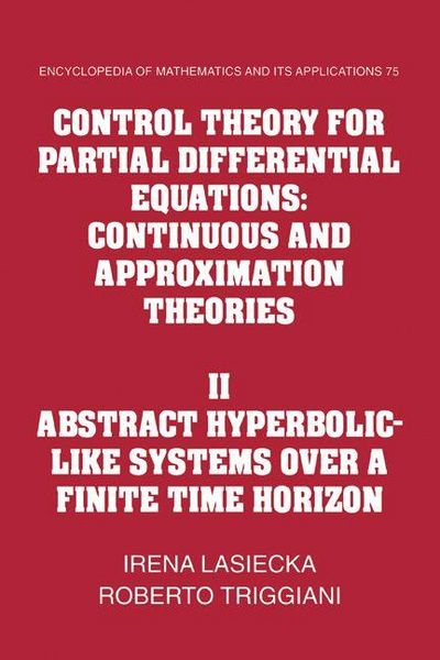 Produktbild: Control Theory for Partial Differential Equations