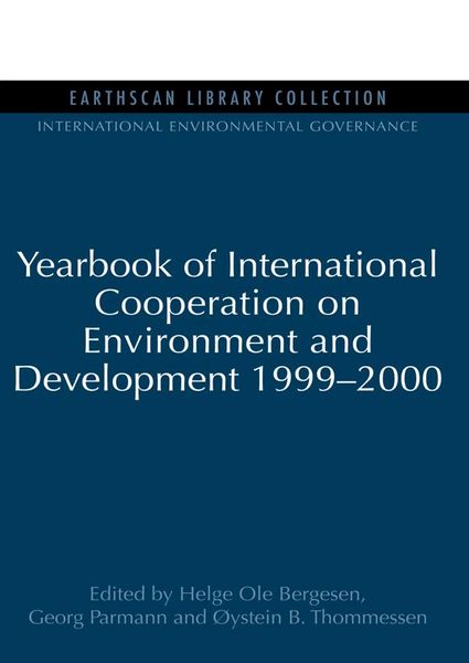 Produktbild: Yearbook of International Cooperation on Environment and Development 1999-2000