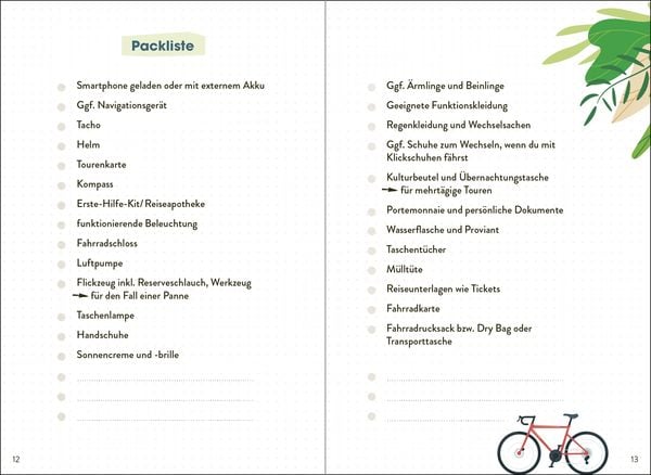 Produktbild: Mein Fahrradtouren-Buch (modern)