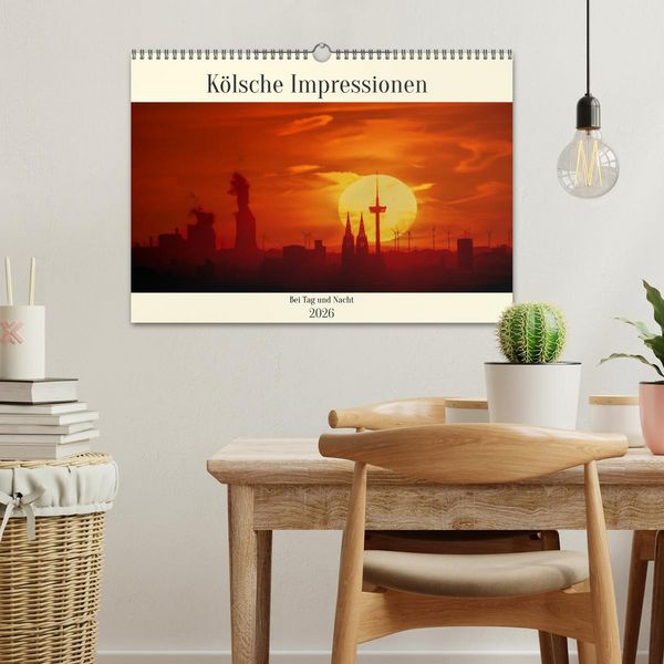 Produktbild: K&ouml;lsche Impressionen bei Tag und Nacht (Wandkalender 2026 DIN A3 quer), CALVENDO Monatskalender
