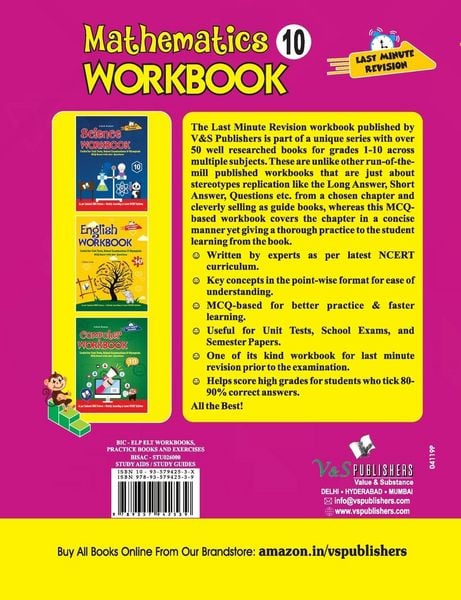 Produktbild: Mathematics Workbook Class 10