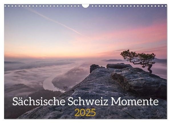 Sächsische Schweiz Momente 2025 (Wandkalender 2025 DIN A3 quer), CALVENDO Monatskalender