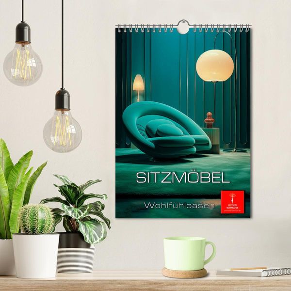 Produktbild: Sitzm&ouml;bel Wohlf&uuml;hloasen (Wandkalender 2026 DIN A4 hoch), CALVENDO Monatskalender