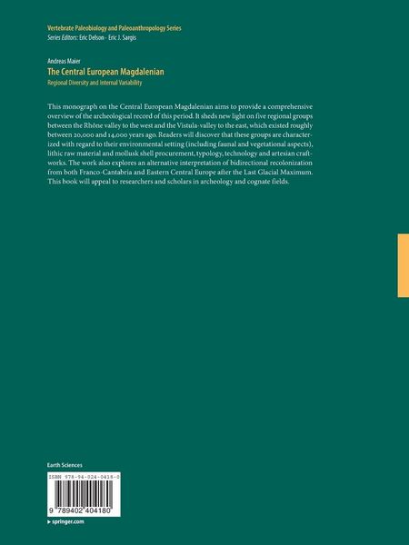 Produktbild: The Central European Magdalenian