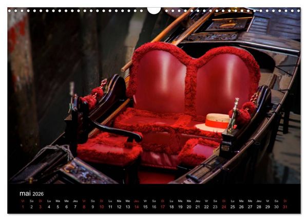 Produktbild: Venise Impressions (Calendrier mural 2026 DIN A3 vertical), CALVENDO calendrier mensuel