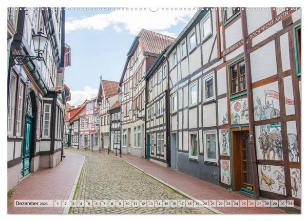 Produktbild: Historisches Hameln (hochwertiger Premium Wandkalender 2026 DIN A2 quer), Kunstdruck in Hochglanz