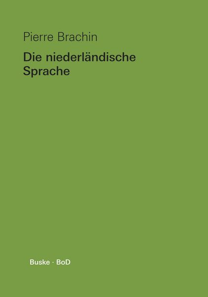 Produktbild: Die niederl&auml;ndische Sprache