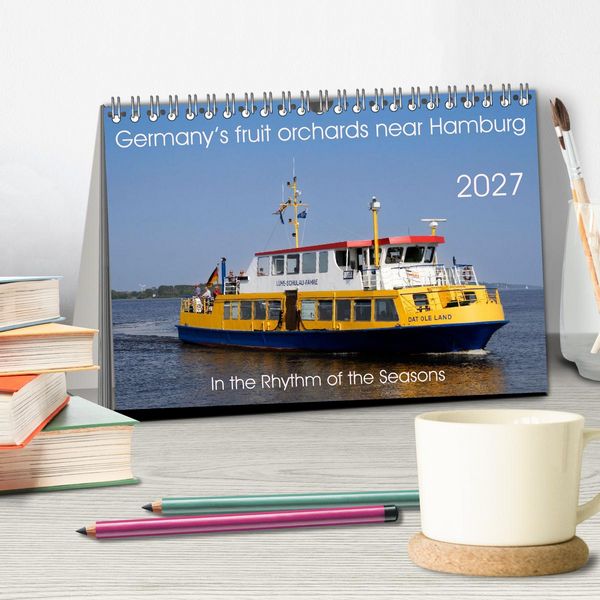 Produktbild: Germany&rsquo;s apple orchards near Hamburg (Desk Calendar 2027 DIN A5 landscape), CALVENDO 12 Month DeskCalendar