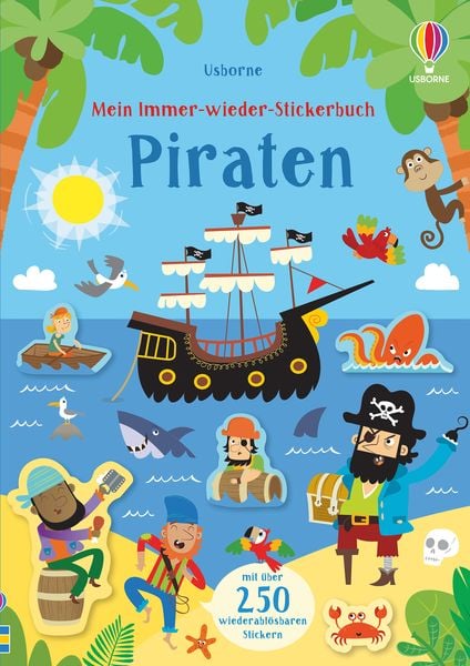 Produktbild: Mein Immer-wieder-Stickerbuch: Piraten