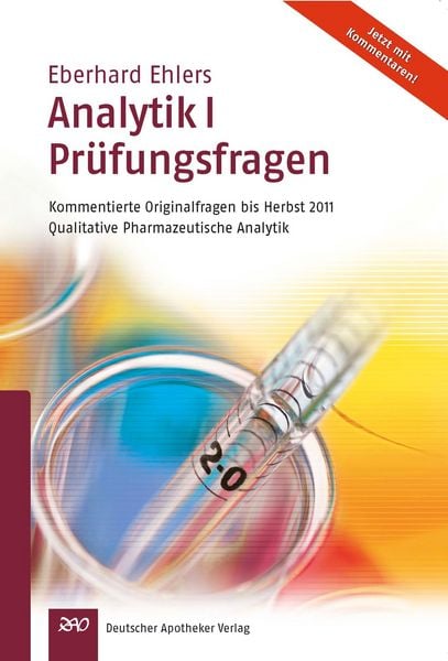 Produktbild: Ehlers, Analytik I - Pr&uuml;fungsfragen