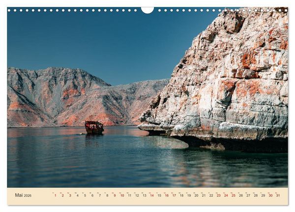 Produktbild: Musandam - Die omanische Exklave im geheimnisvollen Orient (Wandkalender 2026 DIN A3 quer), CALVENDO Monatskalender