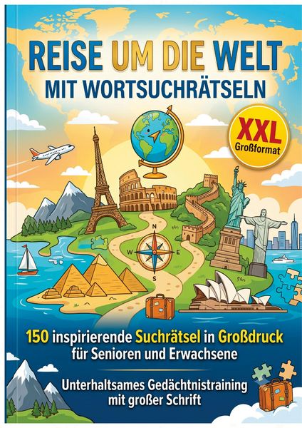 Produktbild: REISE UM DIE WELT MIT WORTSUCHR&Auml;TSELN XXL