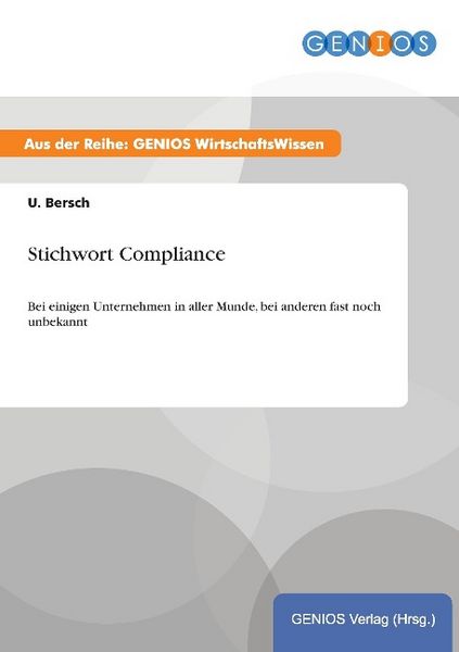 Produktbild: Stichwort Compliance