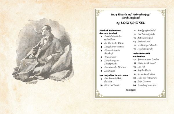 Produktbild: Sherlock Holmes' Adventskalender der Logikr&auml;tsel