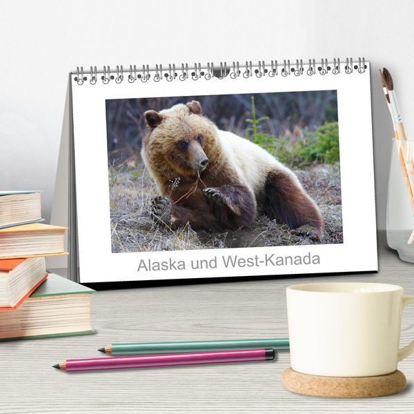 Produktbild: Alaska und West-Kanada (Tischkalender 2026 DIN A5 quer), CALVENDO Monatskalender