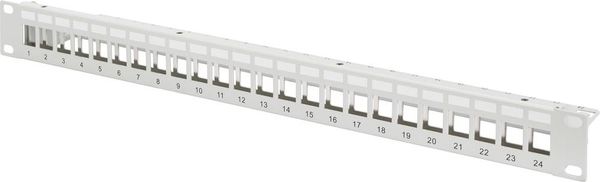 'Digitus DN-91410 24 Port Netzwerk-Patchpanel 483mm (19') Unbestückt 1 HE Unbestückt'