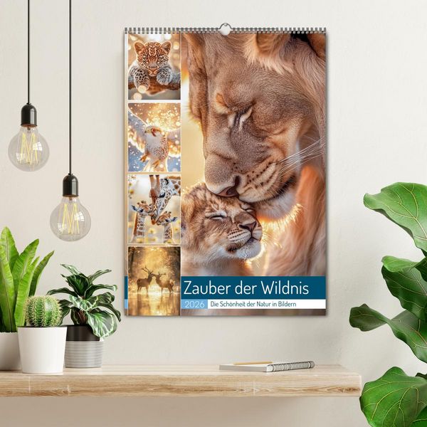Produktbild: Zauber der Wildnis (Wandkalender 2026 DIN A2 hoch), CALVENDO Monatskalender