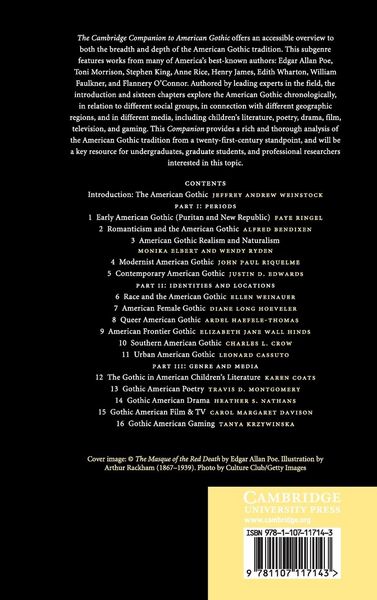 Produktbild: The Cambridge Companion to American Gothic