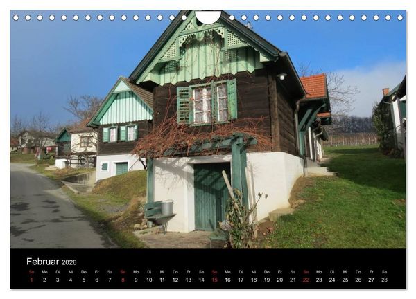 Produktbild: Weinidylle im S&uuml;dburgenland (Wandkalender 2026 DIN A4 quer), CALVENDO Monatskalender