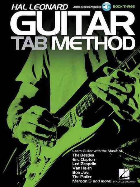 Produktbild: Guitar Tab Method Book 3 by Michael Mueller Guitar Tab Songbook for Intermediate Players Barre Chords Minor Scales Blues Techniques with 80 Songs and Riffs Plus Online Audio Access
