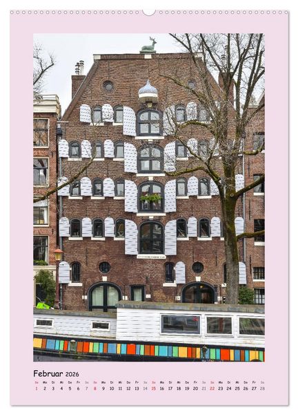 Produktbild: Amsterdam - Alles nur Fassade (Wandkalender 2026 DIN A2 hoch), CALVENDO Monatskalender