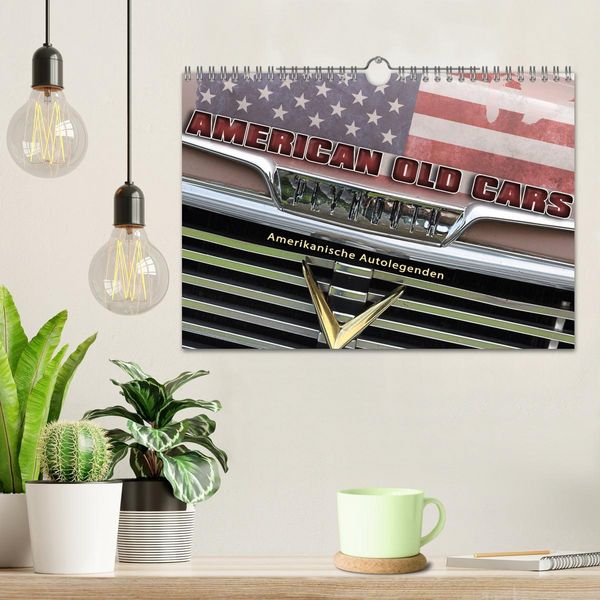 Produktbild: American Old Cars - Amerikanische Autolegenden (Wandkalender 2026 DIN A4 quer), CALVENDO Monatskalender