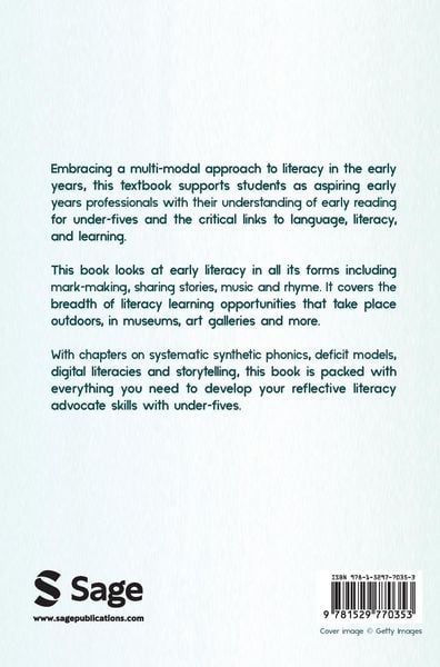 Produktbild: Early Literacy For Under-Fives