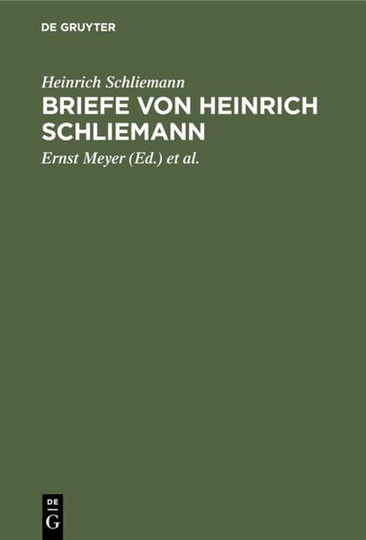 Produktbild: Briefe von Heinrich Schliemann
