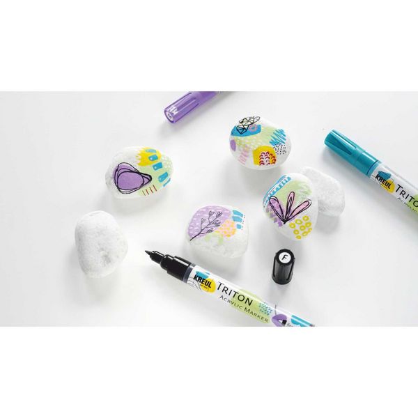 Produktbild: KREUL Triton Acrylic Marker edge 6er Set