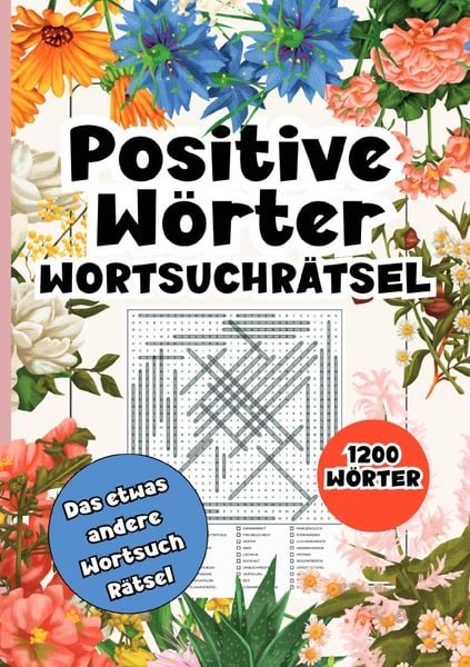Produktbild: Wortsuchr&auml;tsel Positive W&ouml;rter- 1200 W&ouml;rter