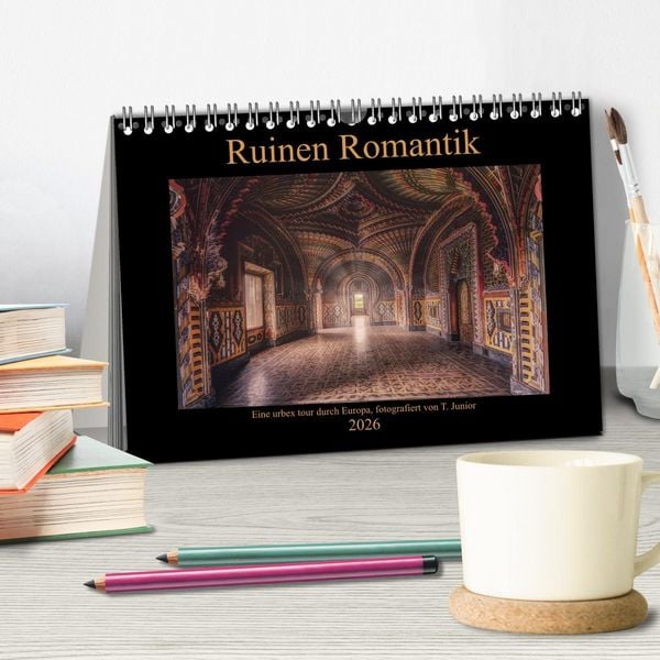 Produktbild: Ruinen Romantik (Tischkalender 2026 DIN A5 quer), CALVENDO Monatskalender